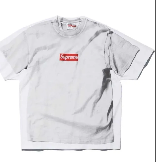 sleeved MAISON BOX 24SS LOGO two-piece genuine L S short white XL MARGIELA structure MM6 TEE M 0723